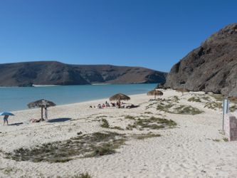 La spiaggia di Balandra (La Paz) 